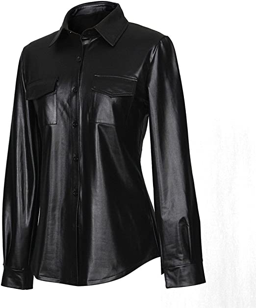 leather trucker jacket shirt style