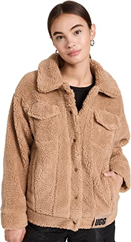 Women's Brown Frankie Sherpa Trucker Jacket